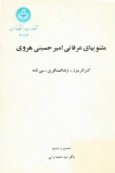 مثنویهای عرفانی امیر حسینی هروی (کنز الرموز، زاد المسافرین، سی نامه)